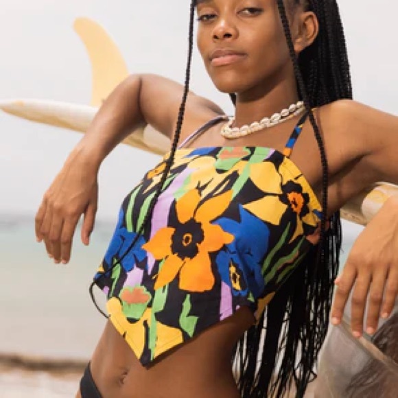 Roxy ICONIC PLACE STRAPPY CROP TOP - Picture 1 of 4